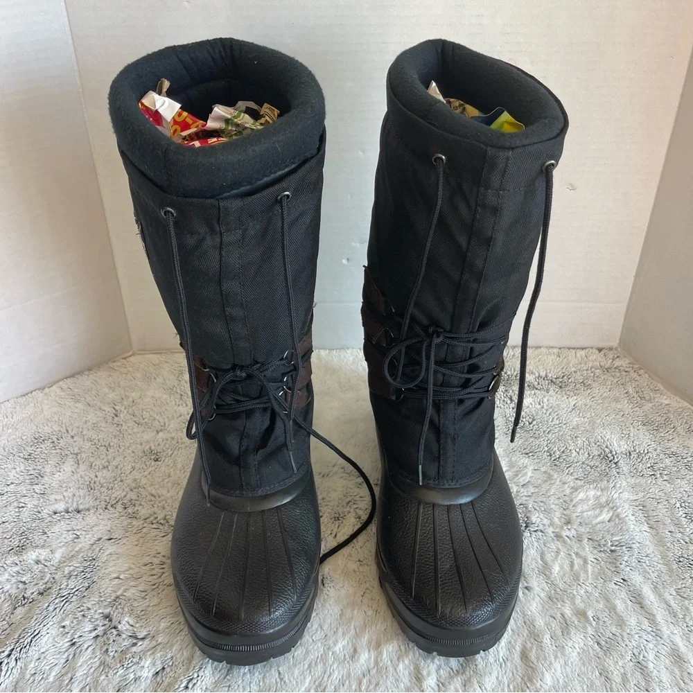 Itasca Men's Black Insulated Winter Boot Size 13